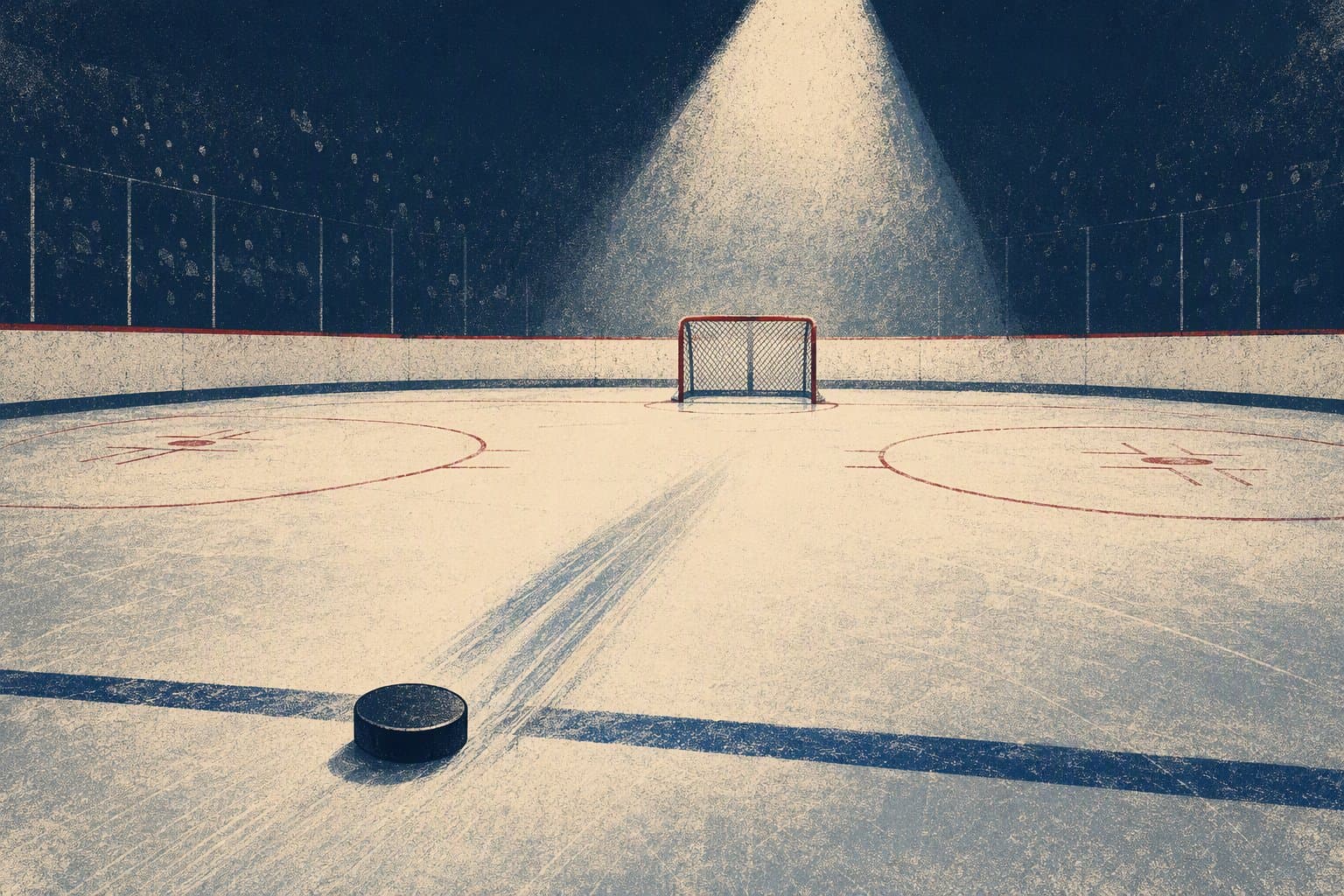 Hockey Shootout Victory - illustration, Jake Team LLC