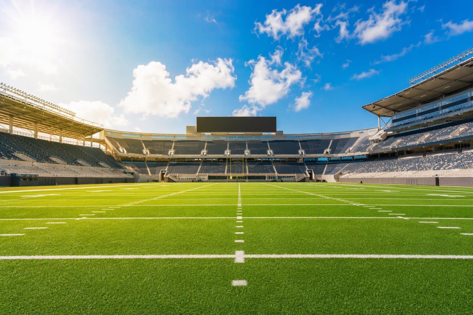 Sunlit stadium - illustration, Jake Team LLC