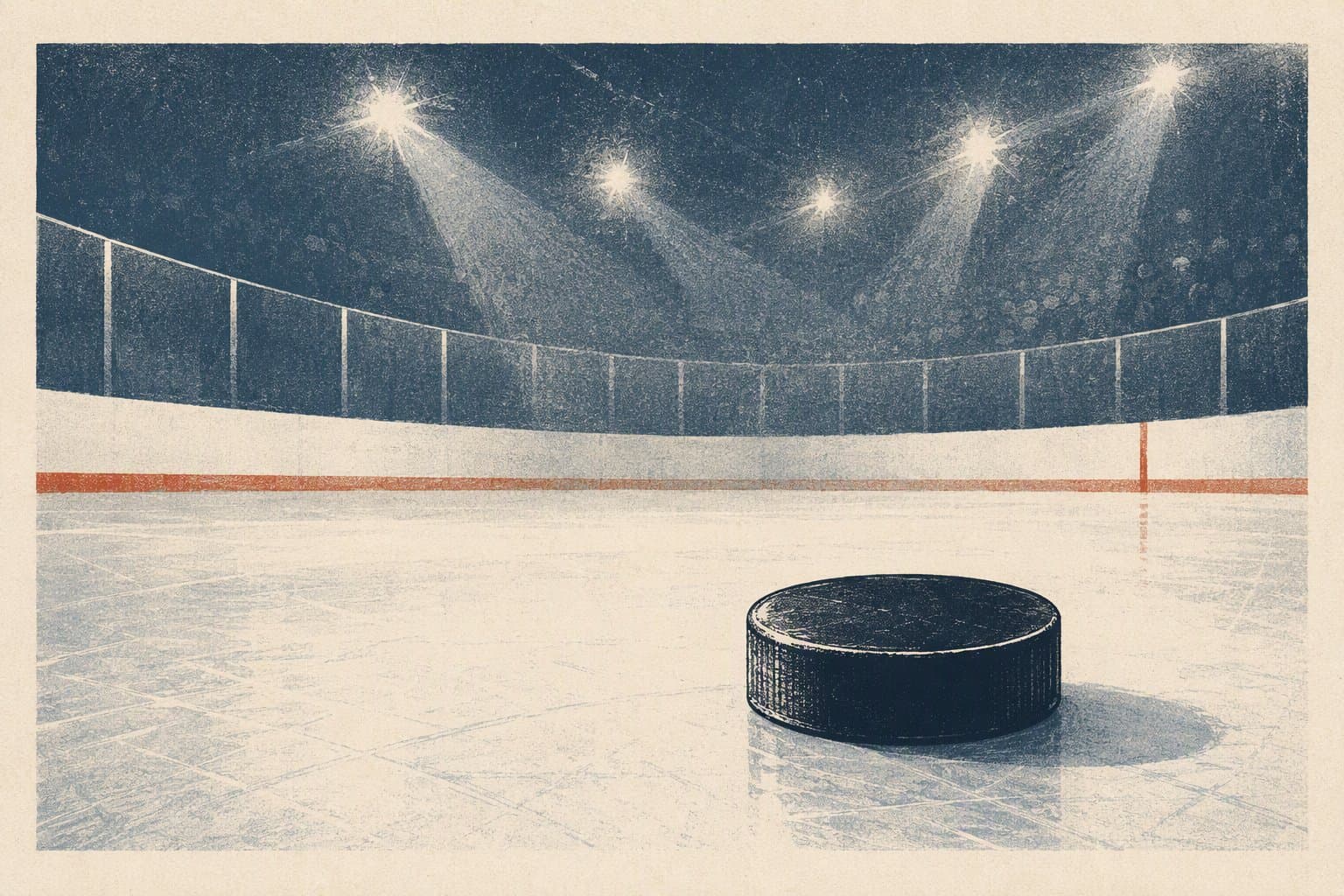 Overtime Hockey Victory - illustration, Jake Team LLC