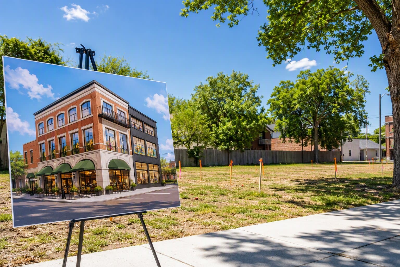 Denison Downtown Development - illustration, Jake Team LLC