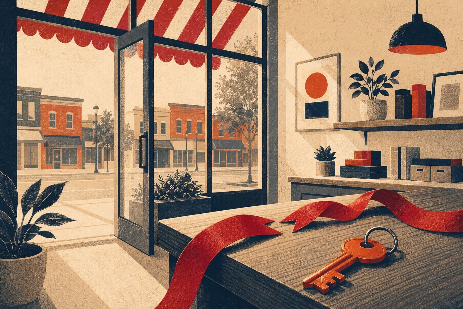 New Business Launch - illustration, Jake Team LLC
