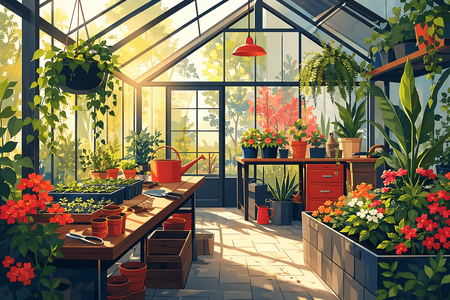 Gardening education - illustration, Jake Team LLC