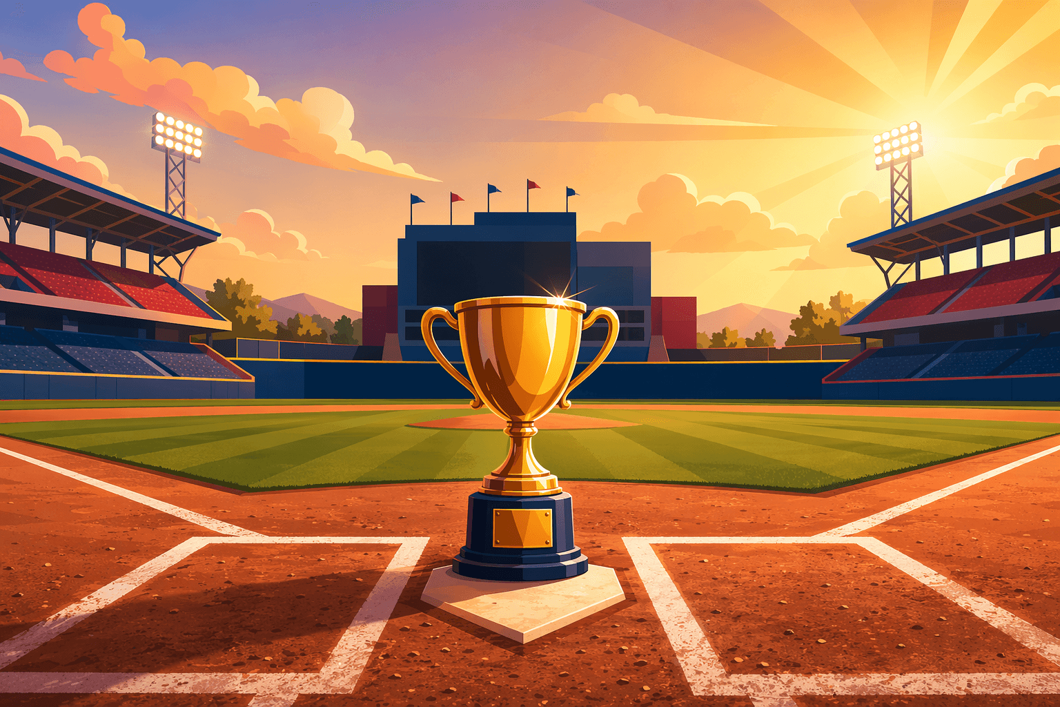Baseball victory - illustration, Jake Team LLC