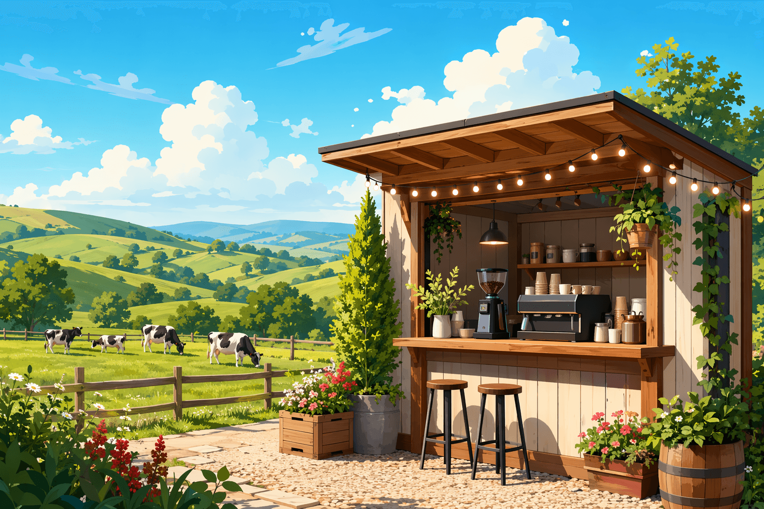 Farm attraction - illustration, Jake Team LLC