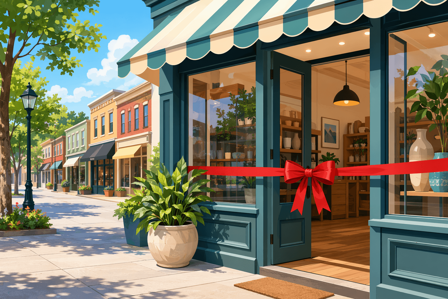 New Business Opening - illustration, Jake Team LLC