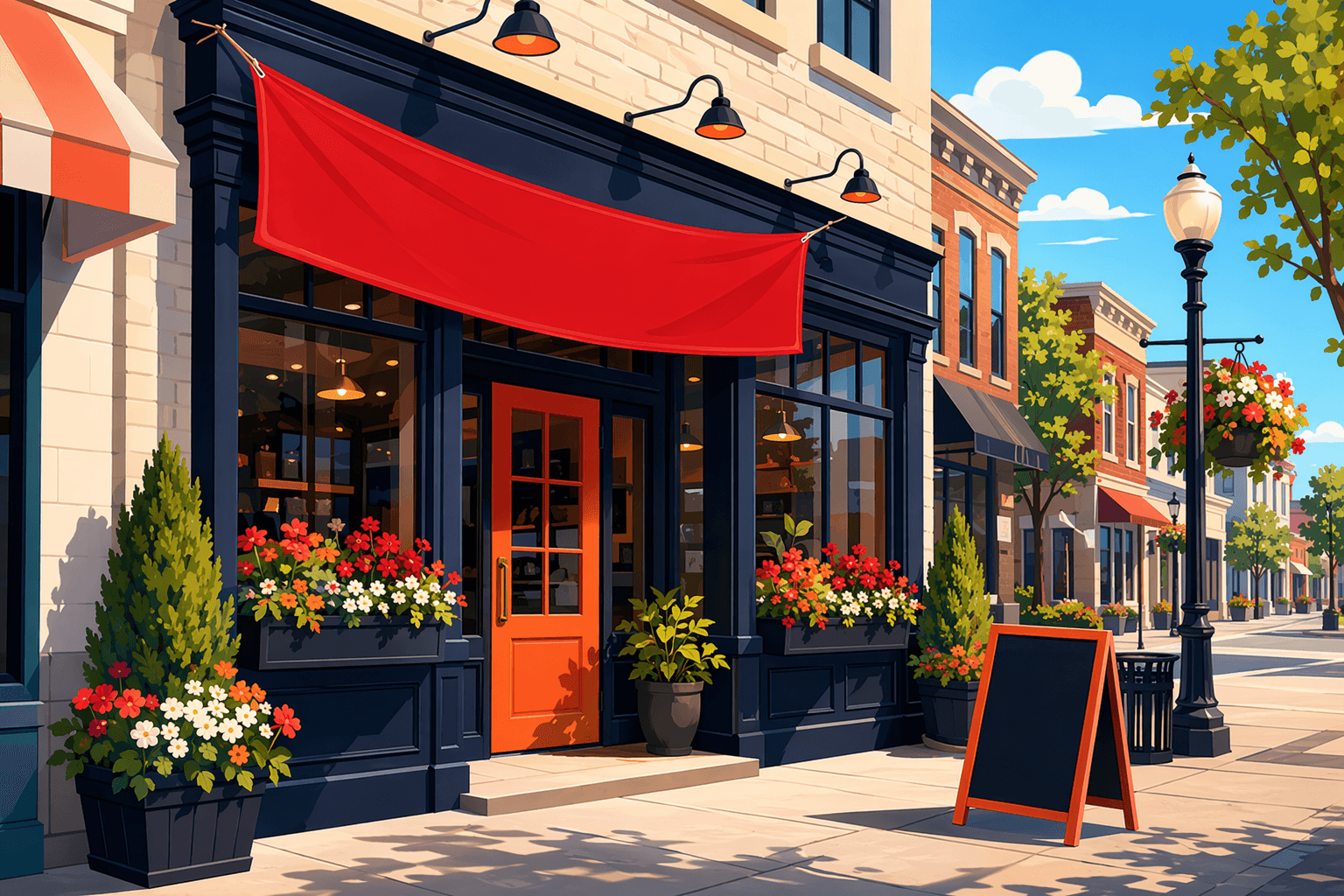 New business opening - illustration, Jake Team LLC