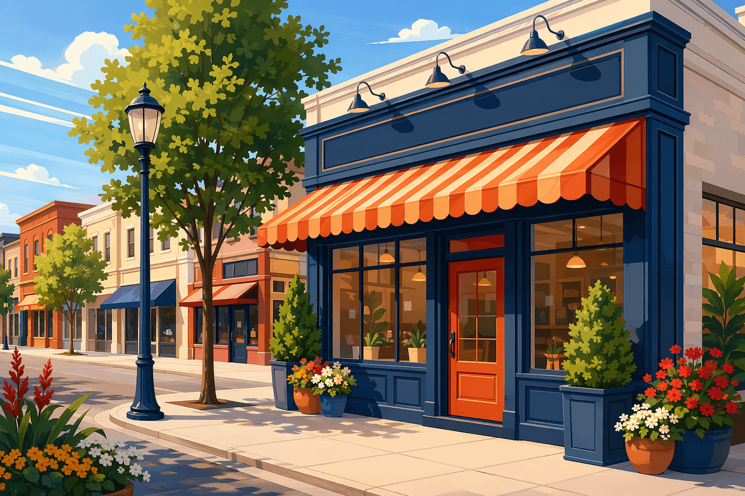 New Restaurant Opening - illustration, Jake Team LLC