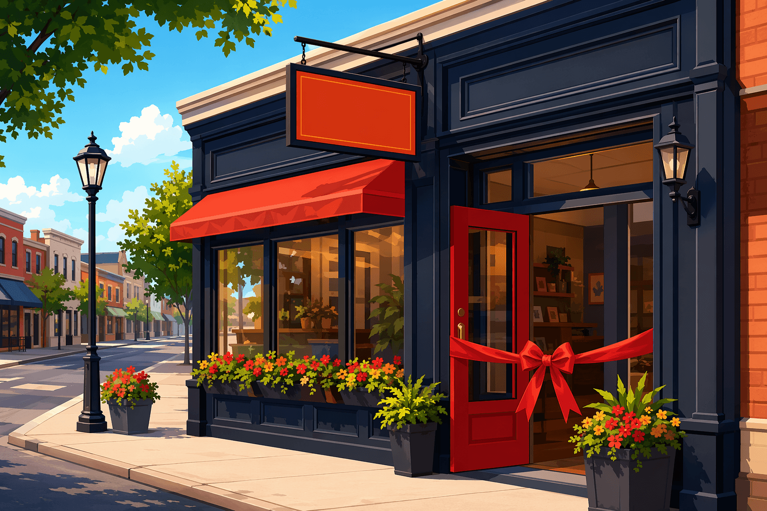 New business opening - illustration, Jake Team LLC