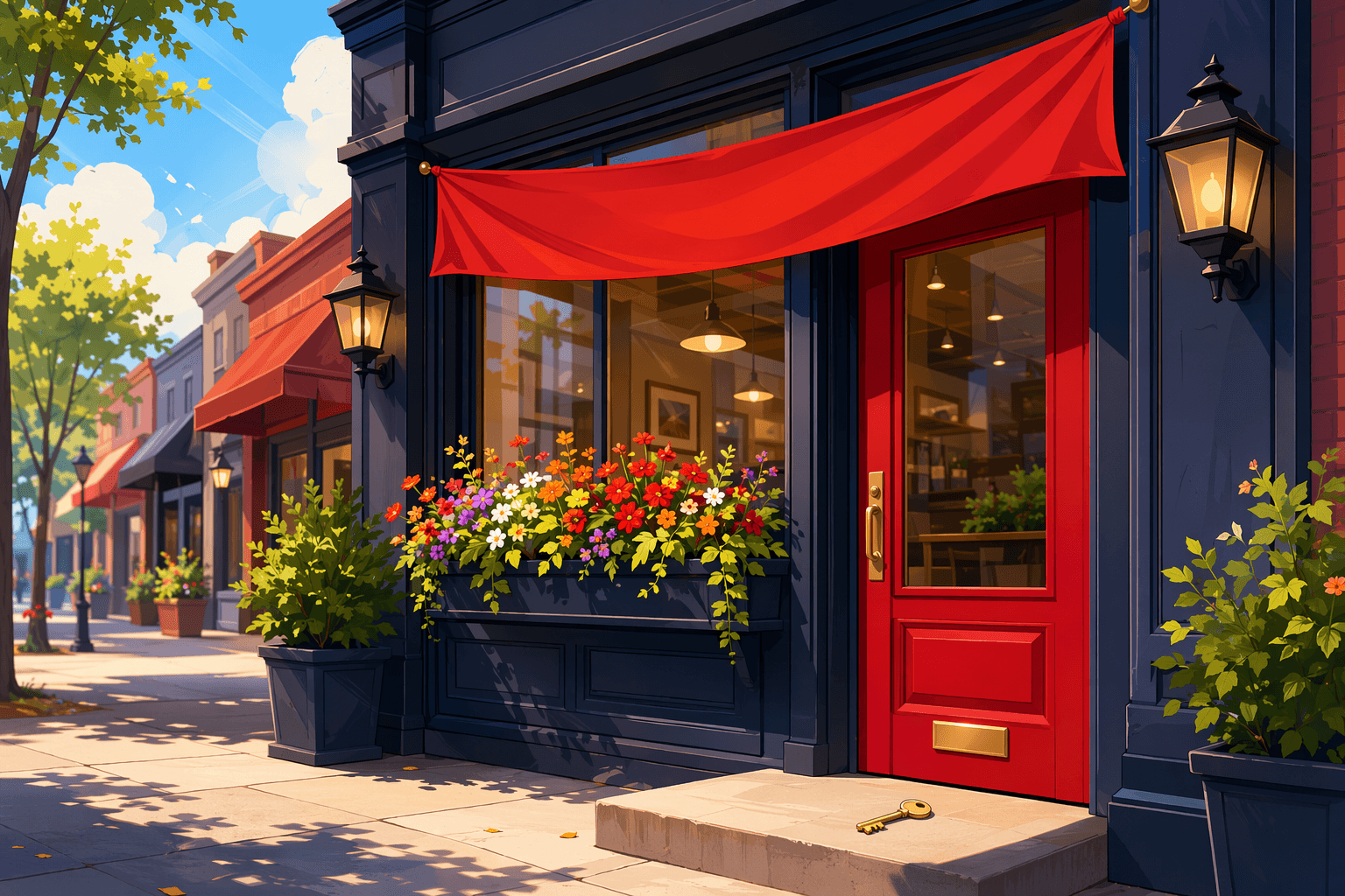 New business opening - illustration, Jake Team LLC