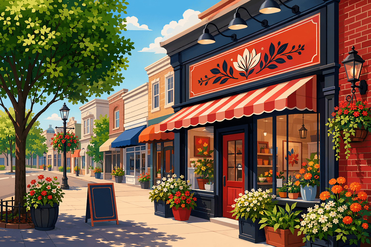 New Cafe Opening - illustration, Jake Team LLC