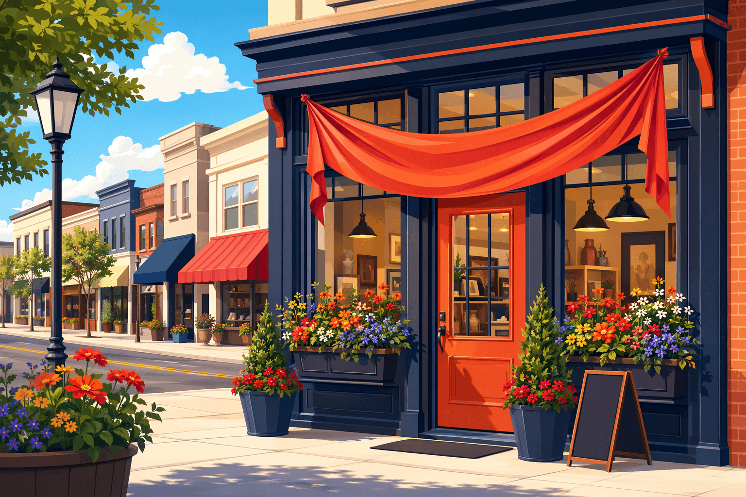 New business opening - illustration, Jake Team LLC