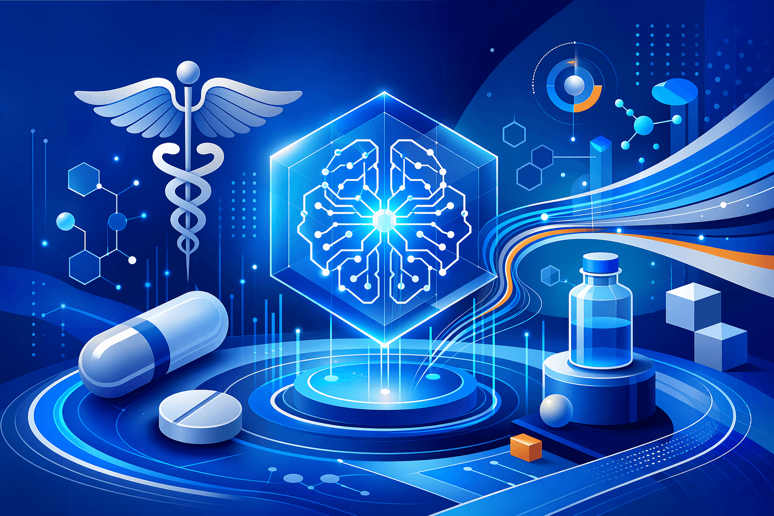 AI pharmacy investment - illustration, Jake Team LLC