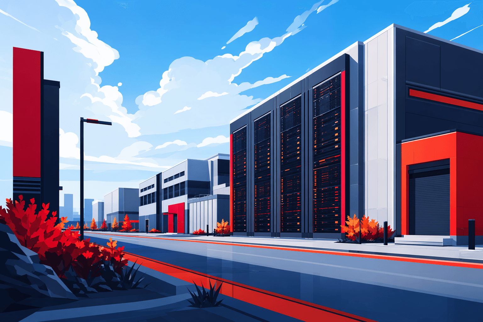 Industrial Trade Boom - illustration, Jake Team LLC