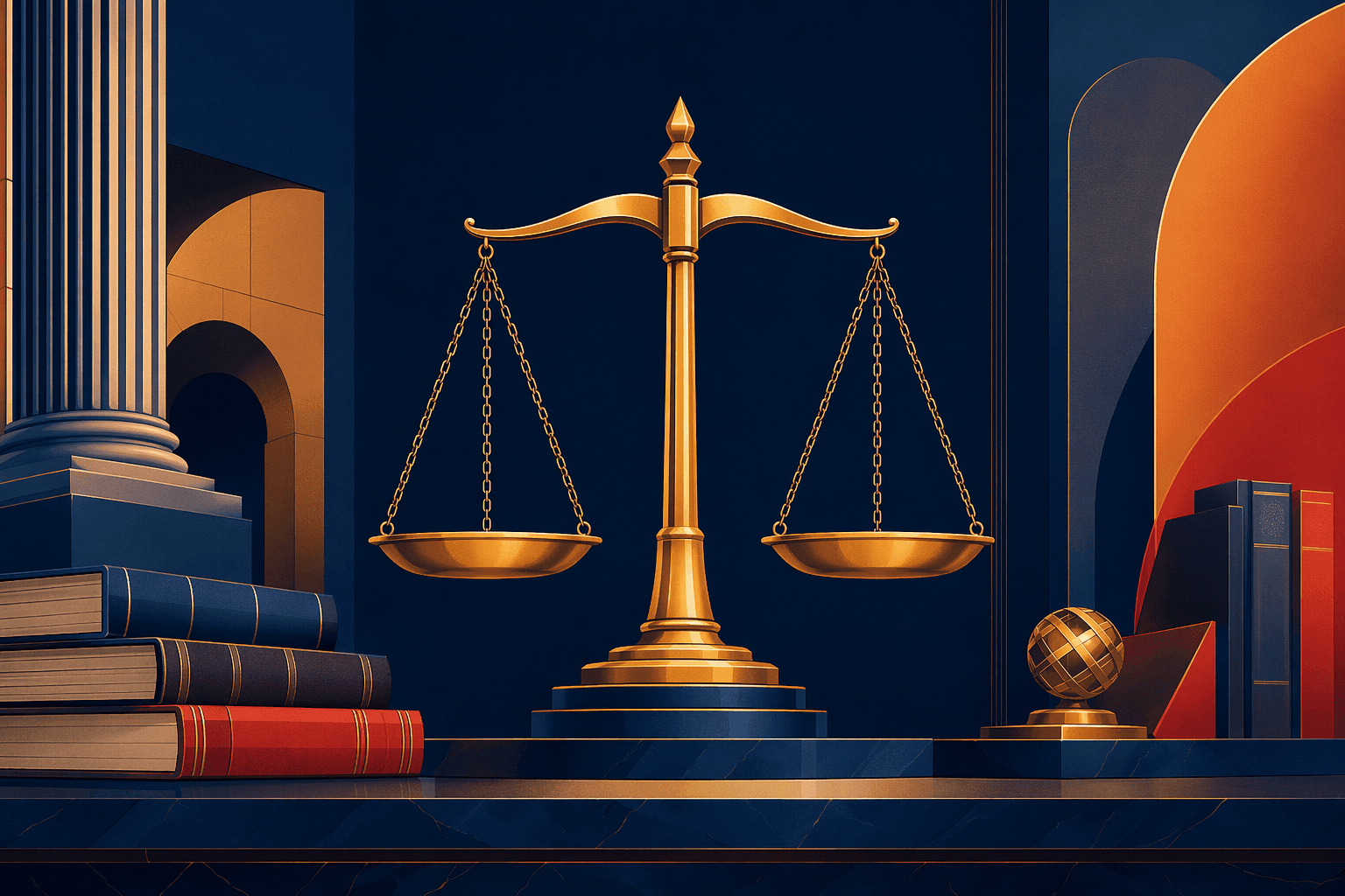 Justice and Order - illustration, Jake Team LLC