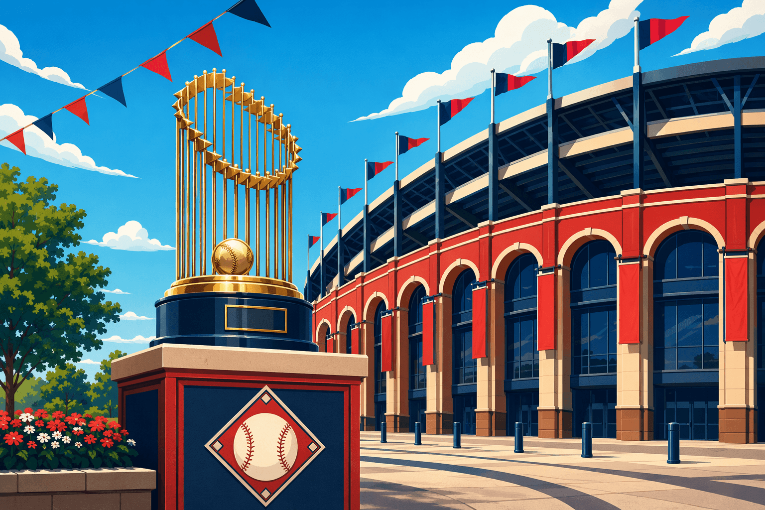 late-inning victory - illustration, Jake Team LLC