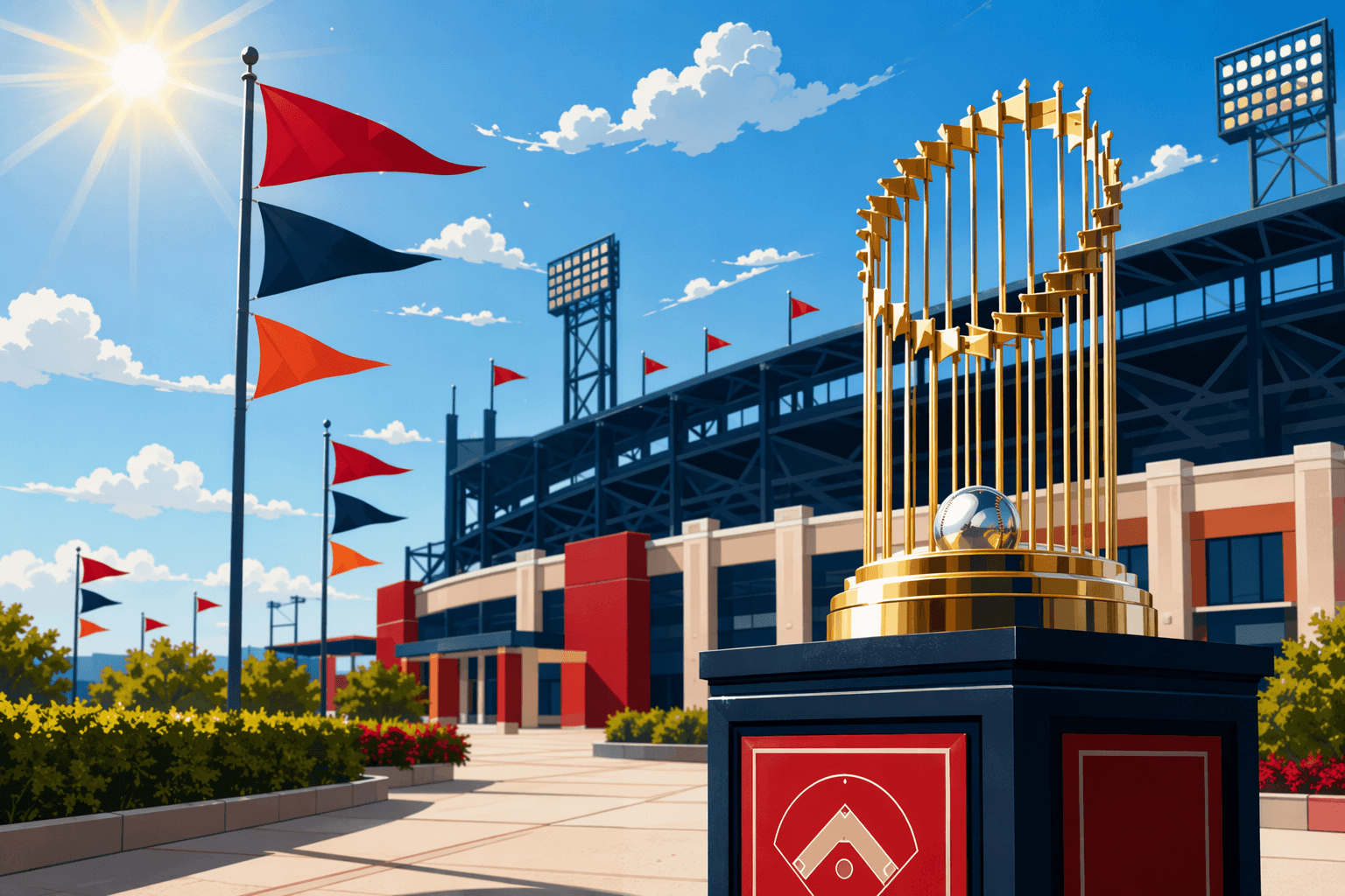 Baseball Victory - illustration, Jake Team LLC