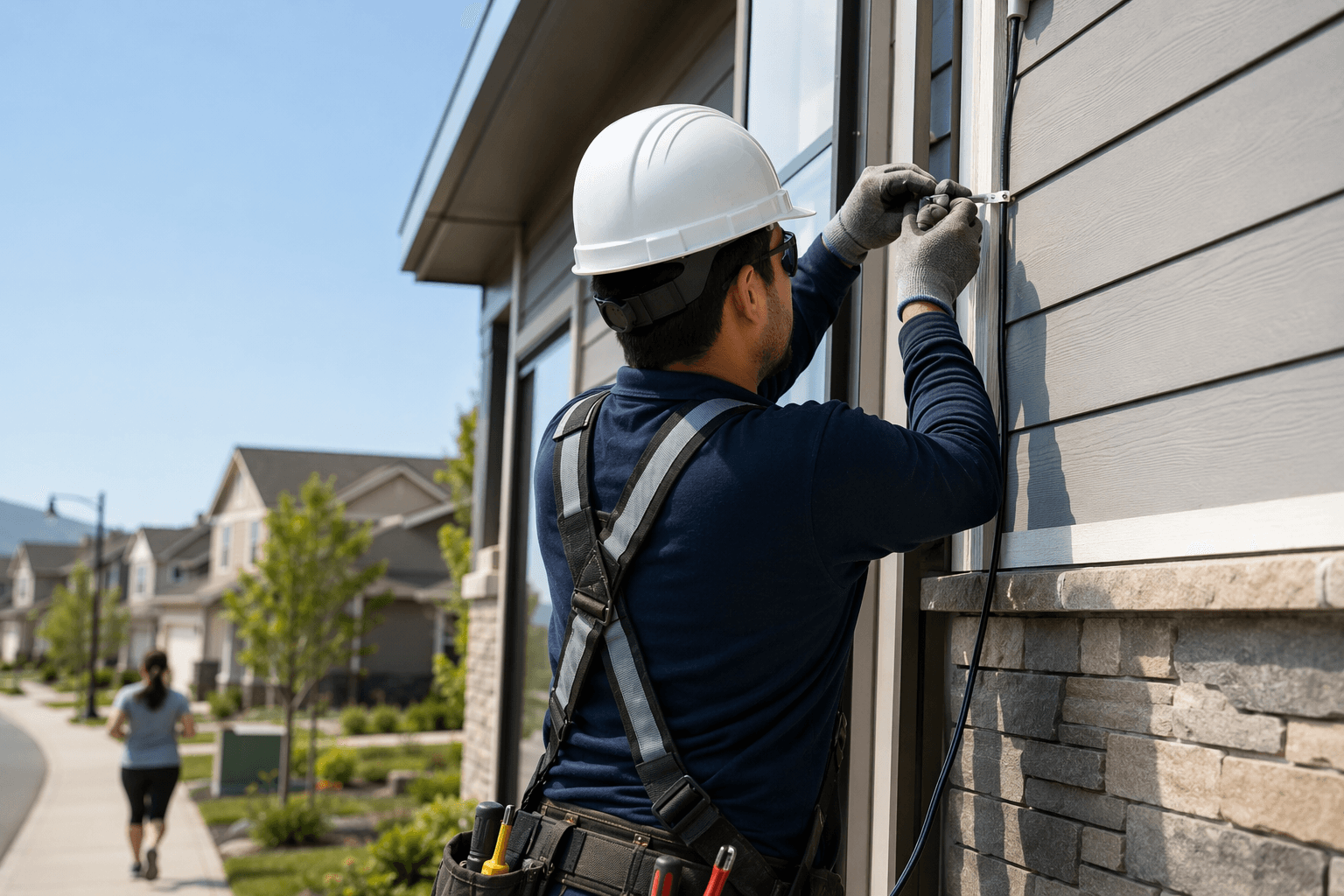 fiber internet installation - illustration, Jake Team LLC