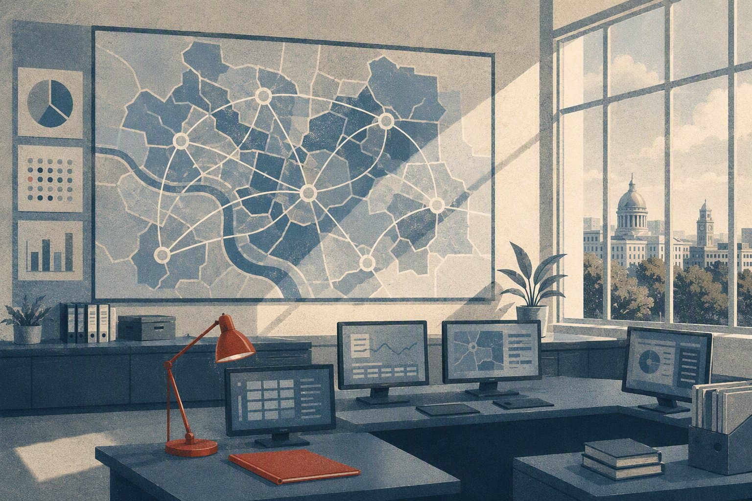 Civic Emergency Planning - illustration, Jake Team LLC