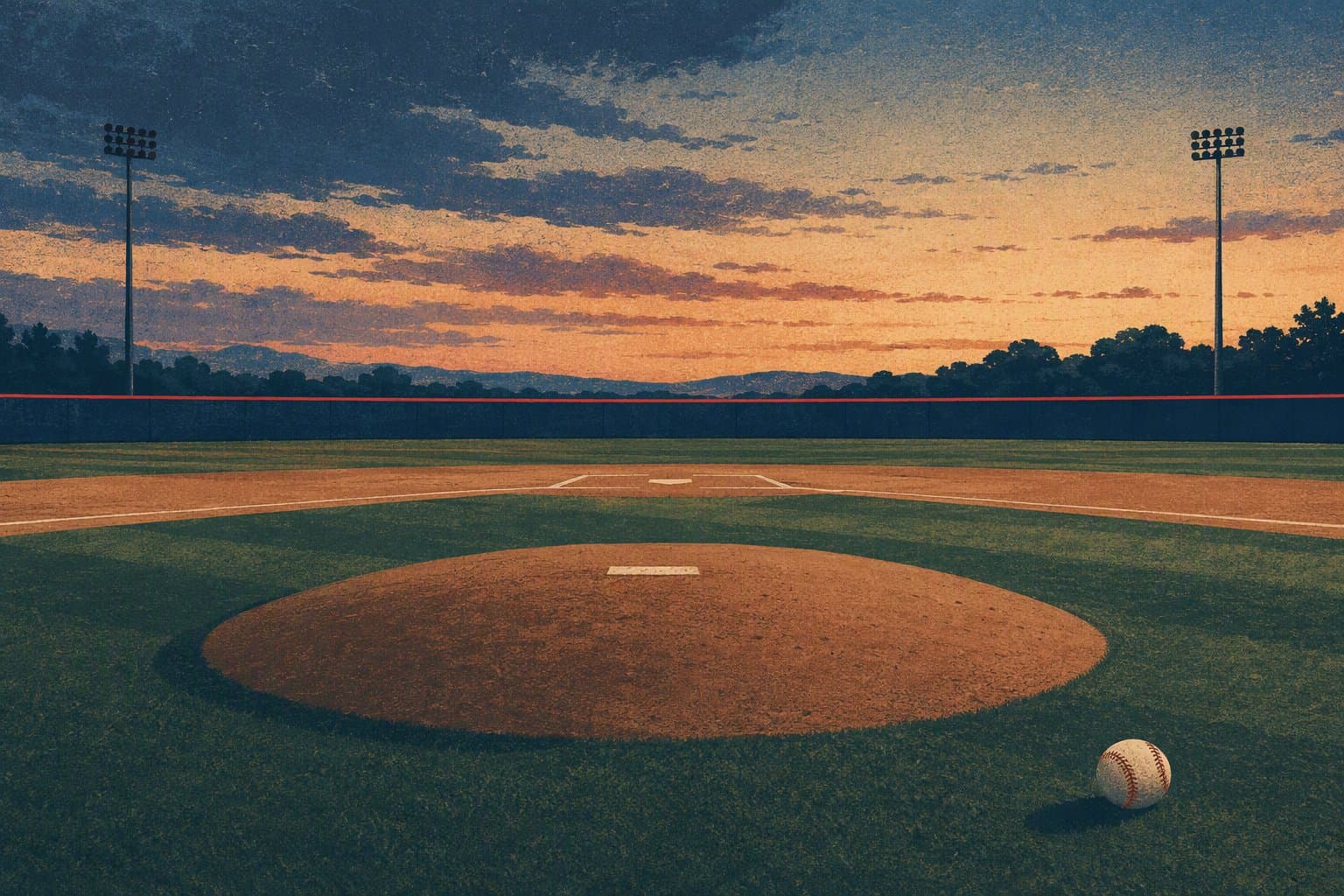 dominant baseball shutout - illustration, Jake Team LLC