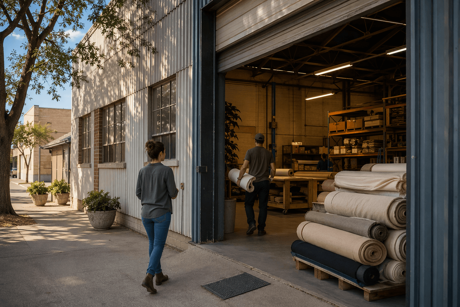 denim manufacturing - illustration, Jake Team LLC