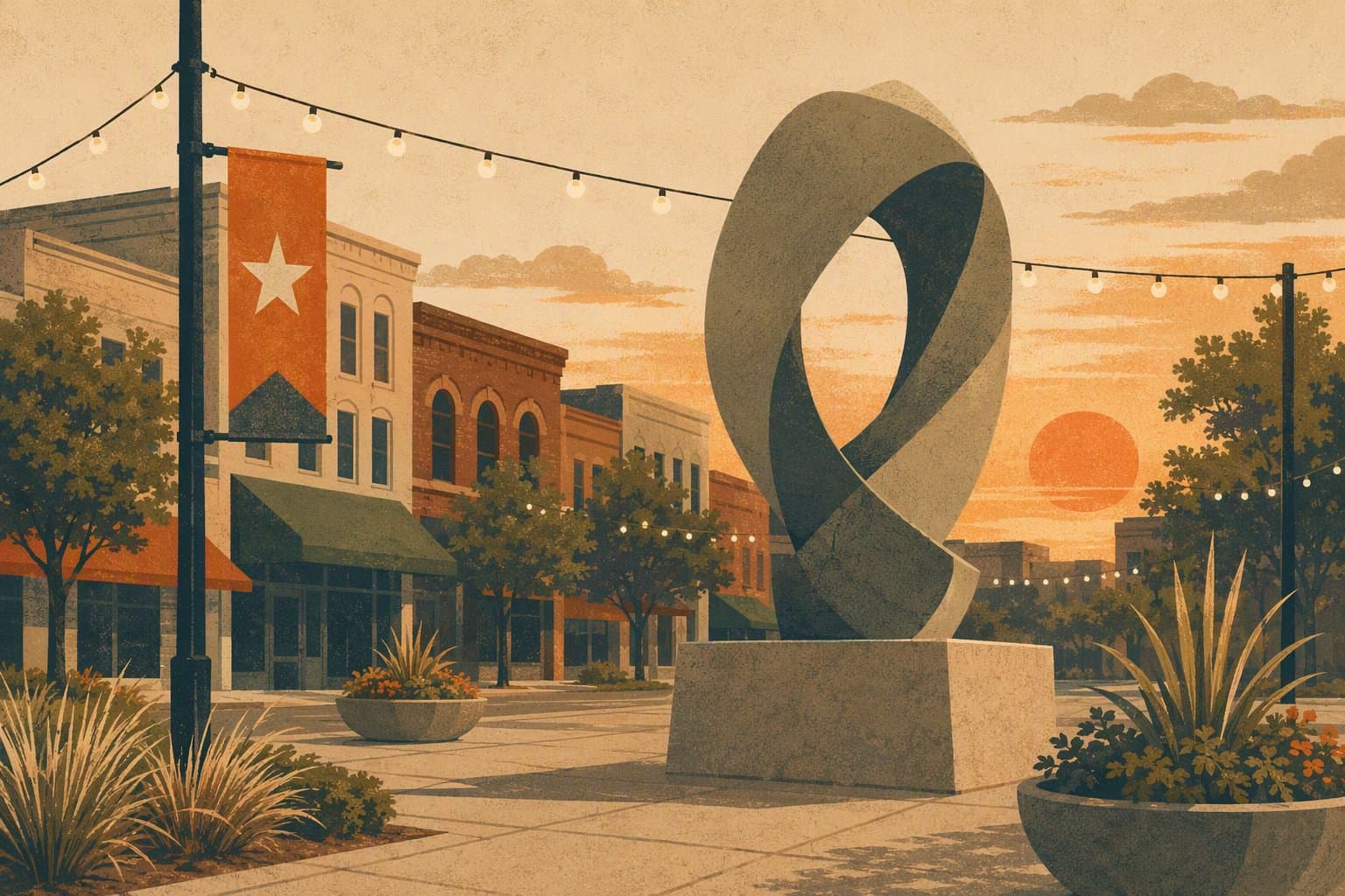 Public Art Unveiling - illustration, Jake Team LLC