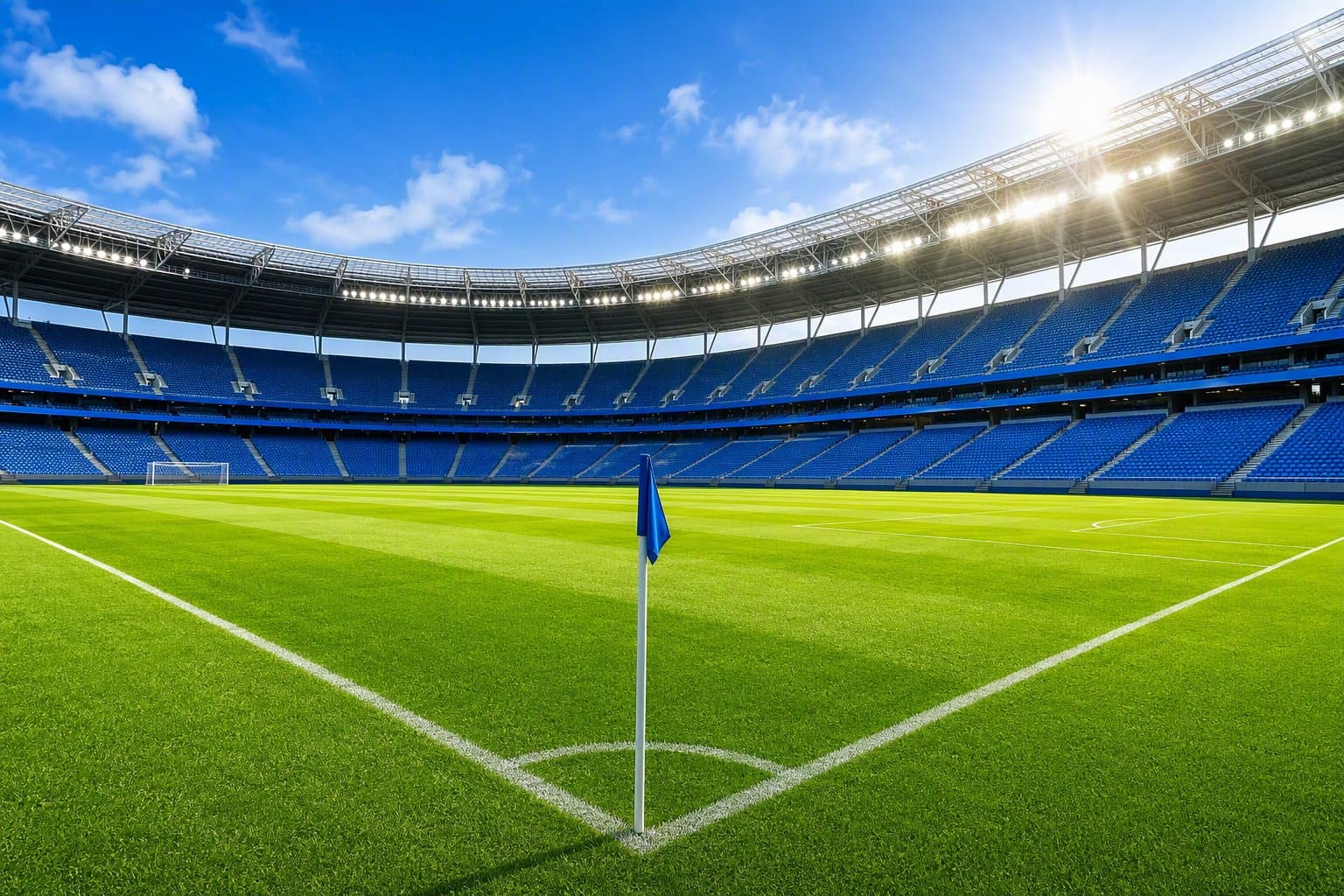 Empty Soccer Stadium - illustration, Jake Team LLC
