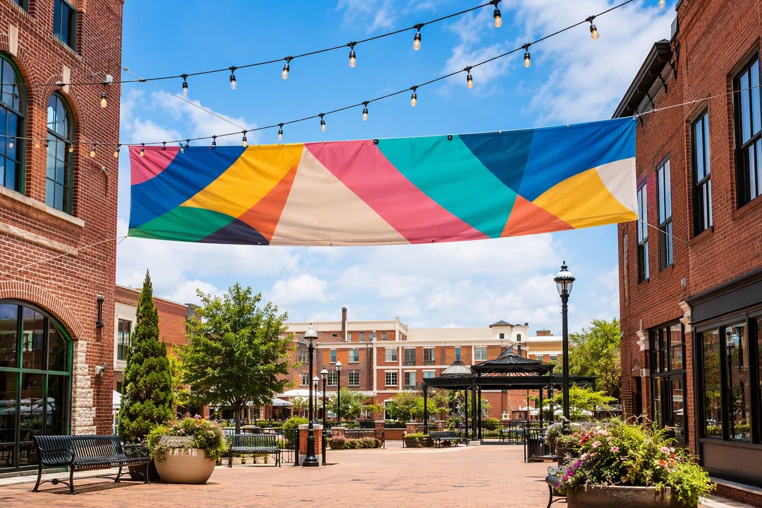 Denison Main Street mural - illustration, Jake Team LLC