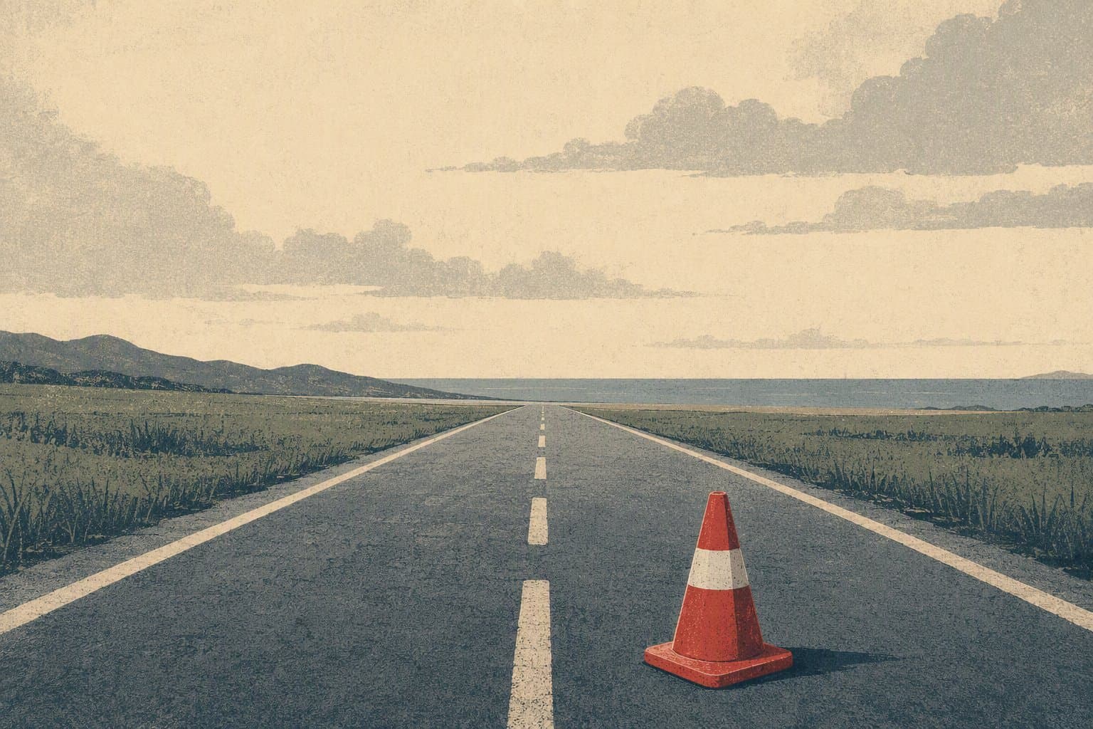 Highway Closure - illustration, Jake Team LLC