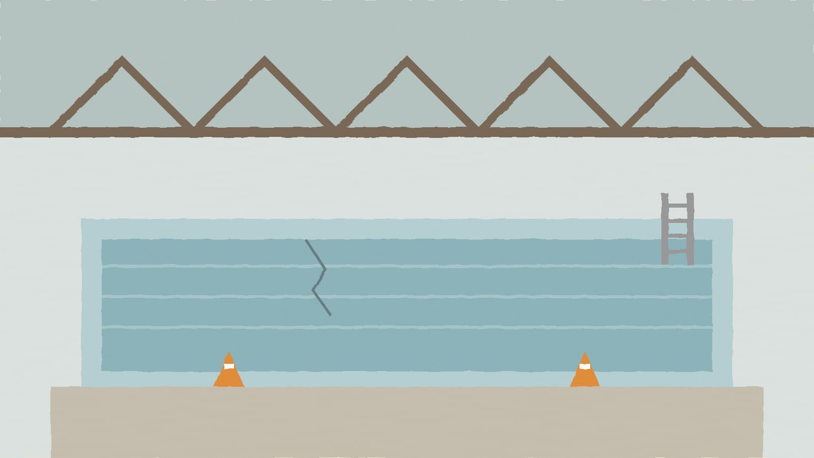 Empty indoor swimming pool - illustration, Jake Team LLC