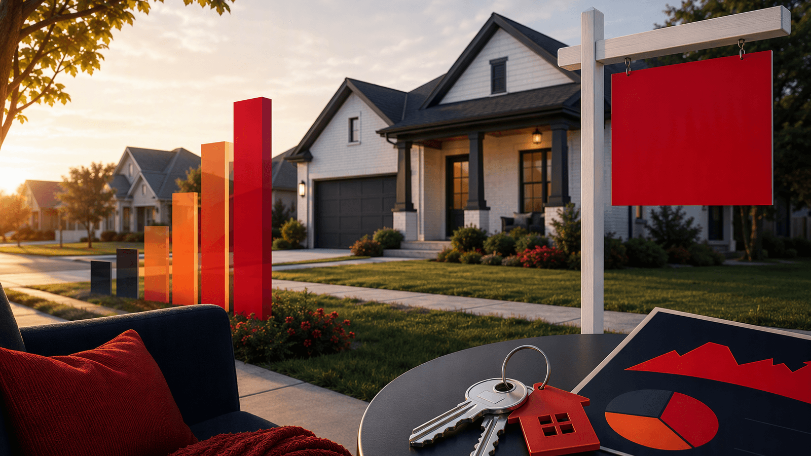 Denison housing market. Illustration: Jake Team LLC