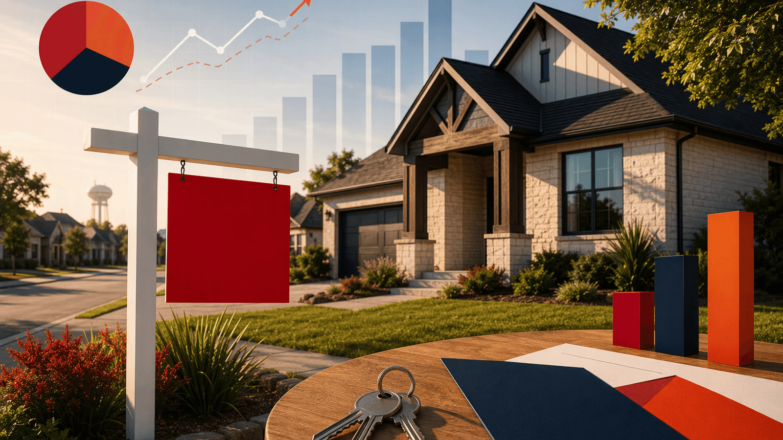 Denison housing market. Illustration: Jake Team LLC