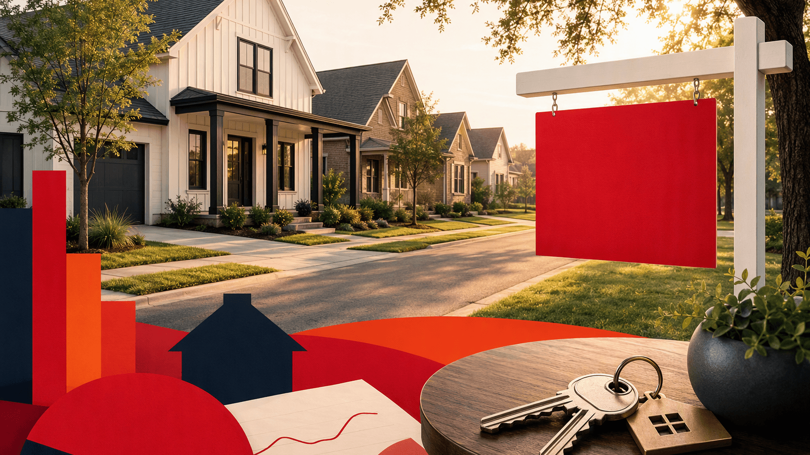 Denison housing market. Illustration: Jake Team LLC