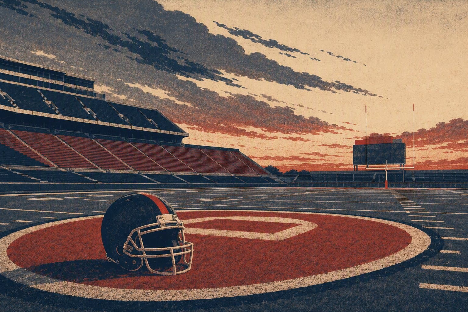 College Football Season - illustration, Jake Team LLC