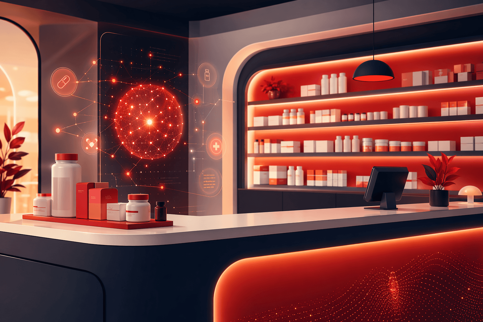 AI pharmacy - illustration, Jake Team LLC