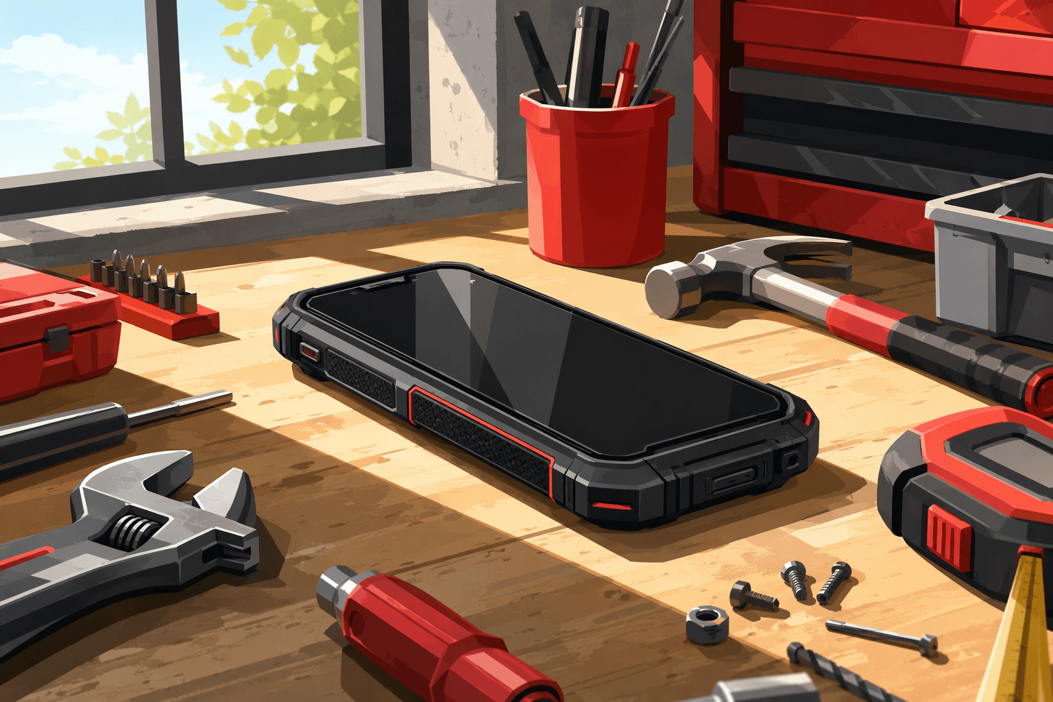 Rugged Technology - illustration, Jake Team LLC