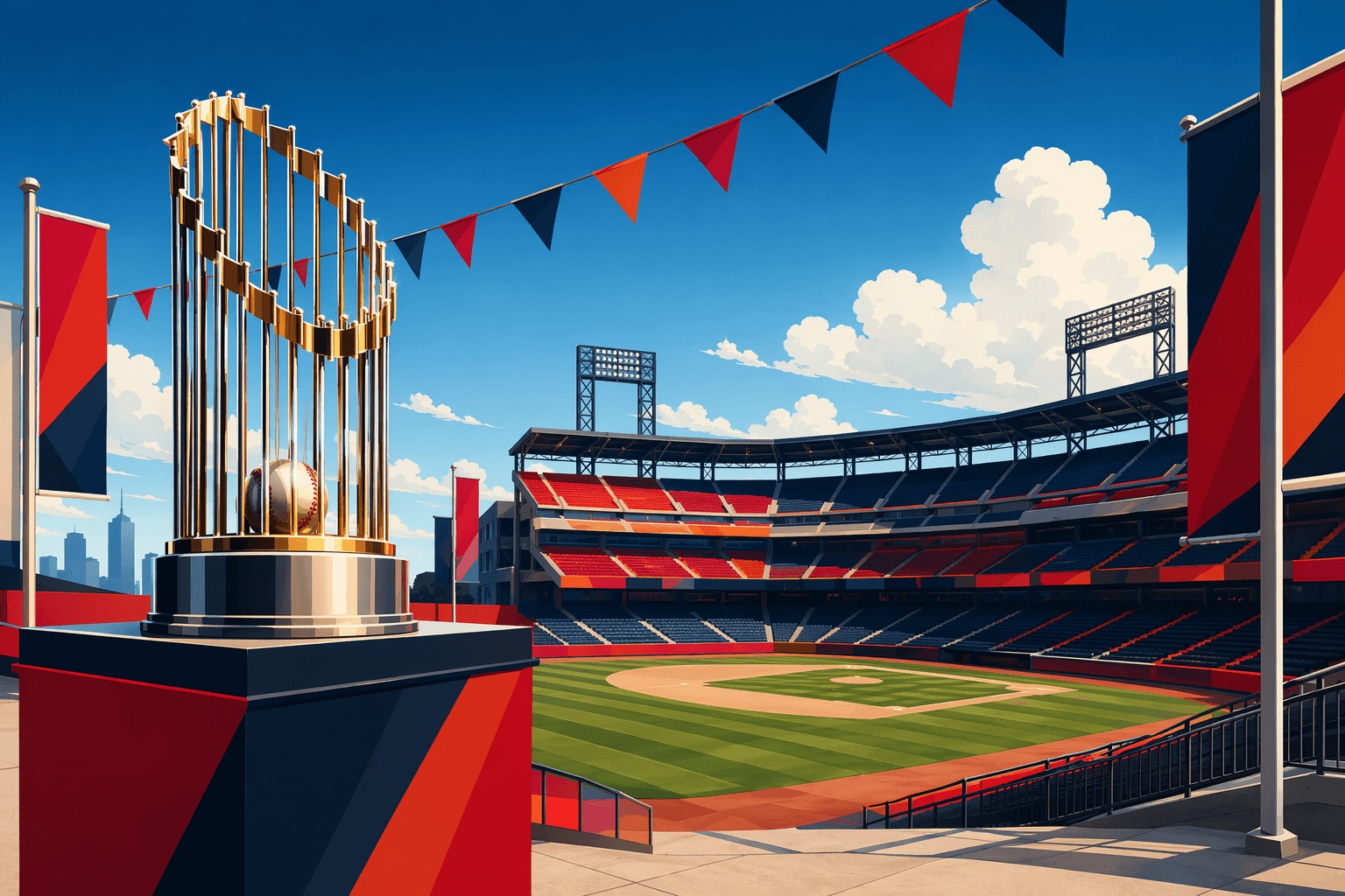 Baseball Victory - illustration, Jake Team LLC