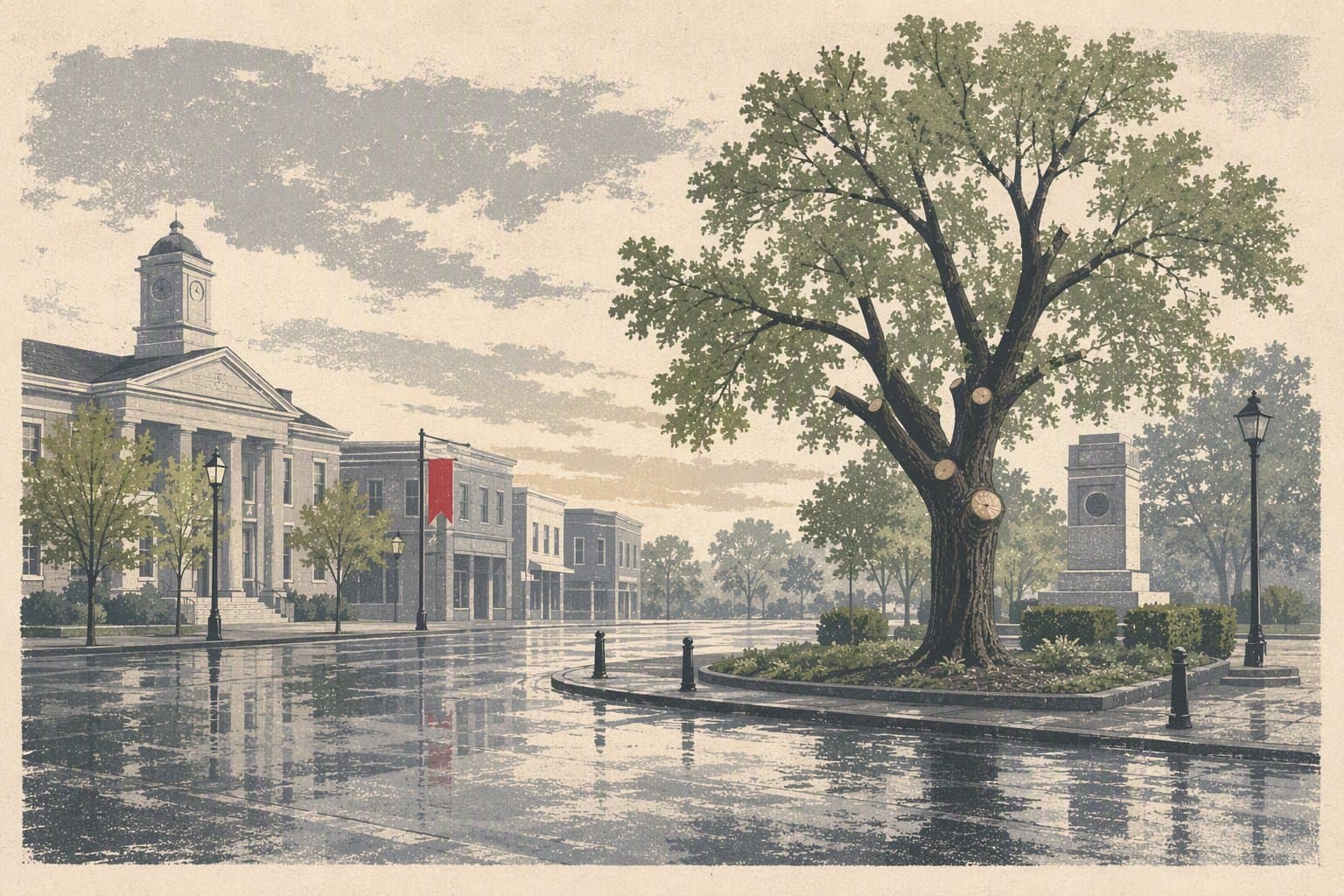 Post-storm recovery - illustration, Jake Team LLC