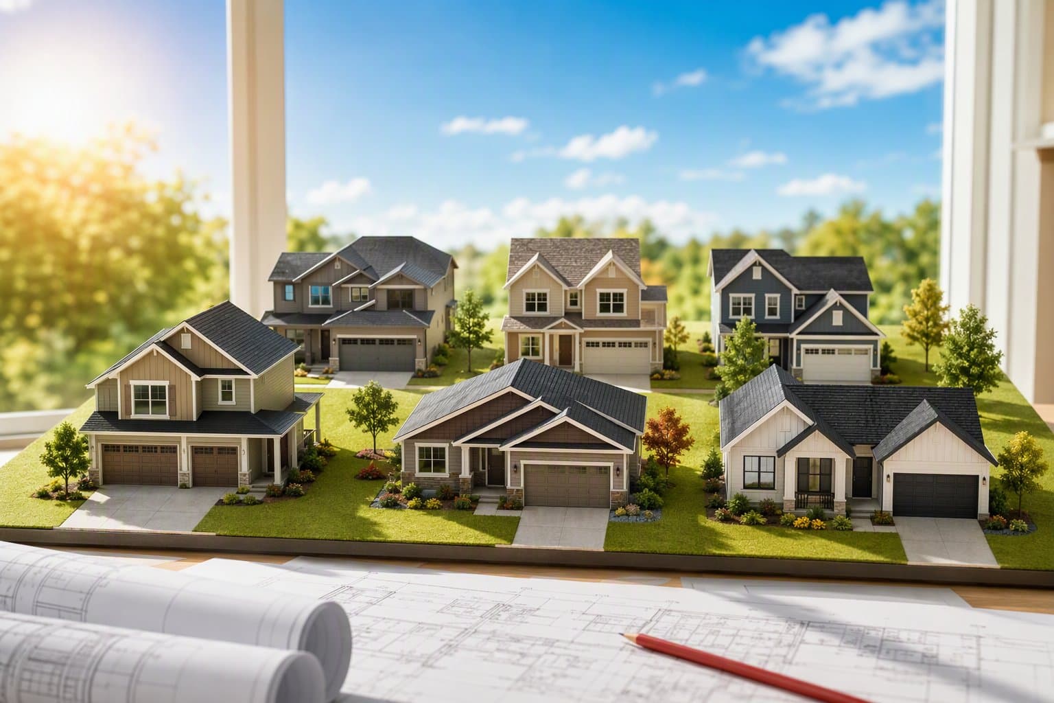 New Home Development - illustration, Jake Team LLC