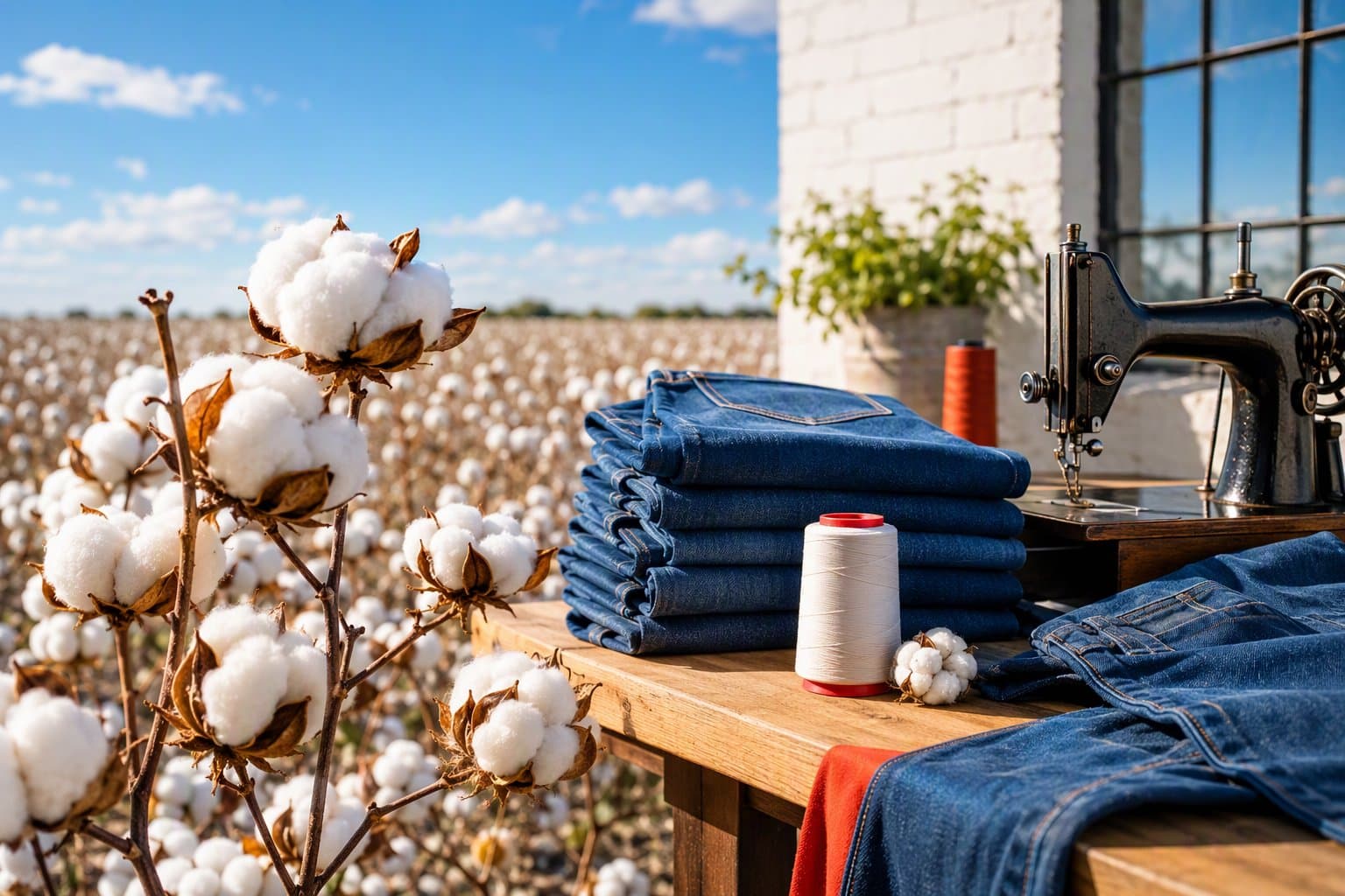 American Cotton Denim - illustration, Jake Team LLC