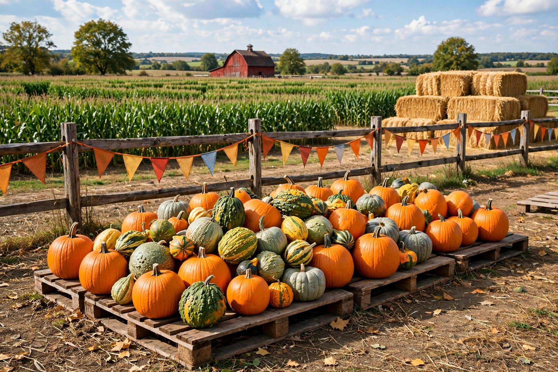 Elves Farm Pumpkin Patch — Illustration by Jake Team LLC
